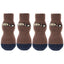 Premium Anti-Slip Dog Socks 4pcs Indoor Dog Socks Prevents Licking Slipping Great for Dog Paw Protection for Medium Large Dogs