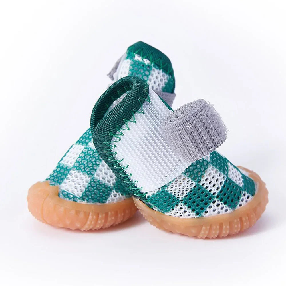 Small Dog Shoes Breathable Dog Shoes for Hot Pavement Pet Puppy Boots & Paw Protectors for Doggies for Hardwood Floors Anti Slip