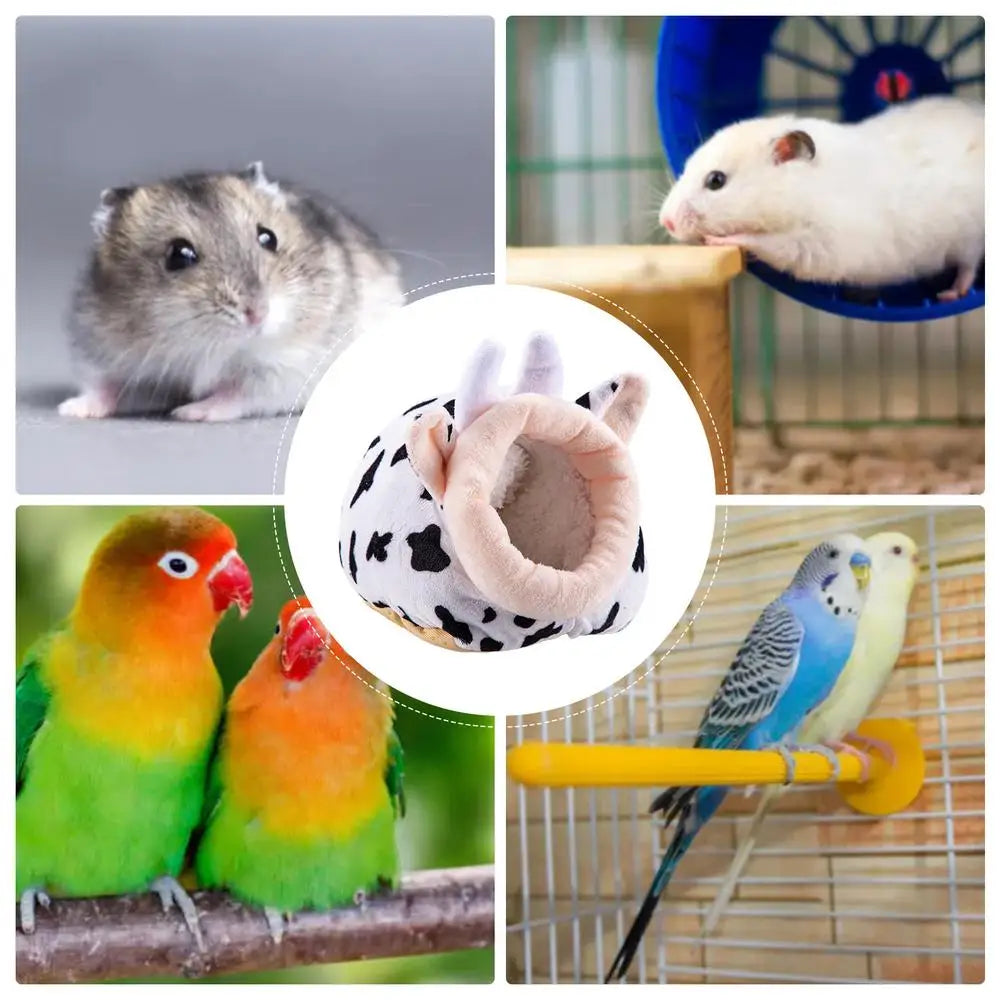 Hamster Houses And Hideouts Christmas Hamster Guinea Pig Hideouts Winter Sleeping House Washable And Removable Cute Hamster