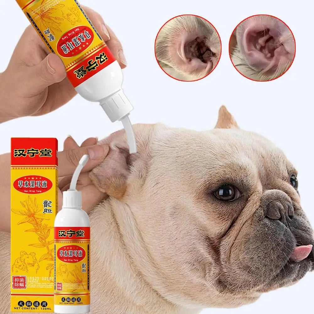 60ml Ear Cleaner For Pets Pet Ear Wash Ear Drops For Ear Cleaning Effective Pet Ear Care Products Relief Liquid With Mild