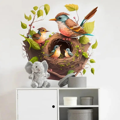 1pc Branch Bird Wall Stickers - Home Decor for Bedroom Living Room and Kindergarten