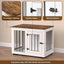 Furniture Dog Cage Dog Box Modern Wooden Steel Wire Pet Large Kennel Cat House Cat Cage Pet House Pet Supplies