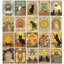 Tarot Cards Cat 5D Diamond Painting Cute Raccoon Full Diamond Cross Stitch Cartoon Animal Embroidery Mosaic Art Home Decoration