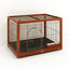 Yitongju new solid wood dog cage indoor luxury dog villa large, medium and small Shiba Inu Corgi pet kennel cage