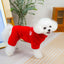 Dog Fuzzy Velvet Pajamas Dog Winter Clothes Soft Warm Coat Jumpsuit with Zipper for Small Dogs Boy Girl Pet Cat Doggy Apparel