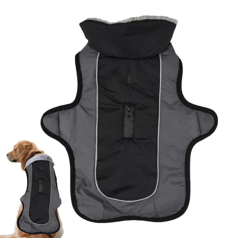 Dog Coat Warm Winter Jacket For Dogs Waterproof Winter Jacket Warm Vest Dog Clothes Winter Dog Clothes For Large Dogs And Pets