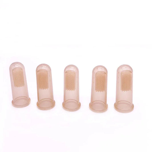 1Pcs Dog Pet Finger Toothbrush Dog Toys Environmental Protection Silicone Glove For Dogs Cats Teeth Cleaning Pet Accessories