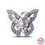 Fit Pandora 925 Original Bracelet 925 Silver Plate Flower Bird Series Charms Beads For Women Fashion DIY Jewelry Gifts Making