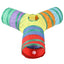 Rainbow Cat Tunnel Pet Tube Collapsible Play Toy Indoor Outdoor Kitty Puppy Toys for Puzzle Exercising Hiding Training