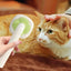 Cat Deshedding Brush Cat Brush For Shedding Curved Comb Teeth Brush With Release Button Portable Pet Massage Brushes For Massage
