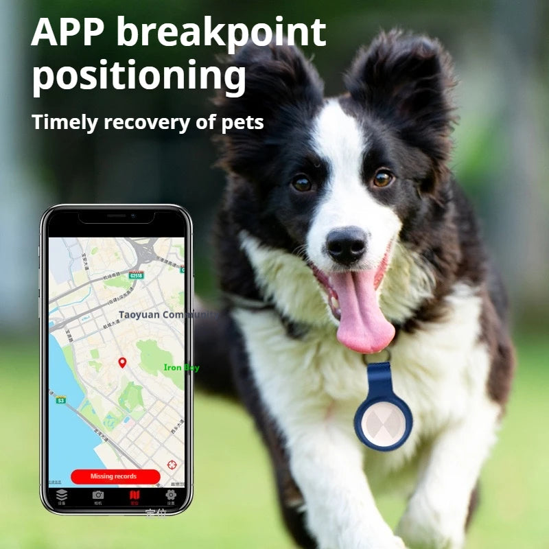 Pet Smart Finder Tracker Key Finder Phone Airtag APP Search With Alarm Real-time Location Children Positioning Smart Pet Locator