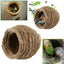 Hanging Hummingbird Bird House Bird's Nest in Straw Garden Nest Woven House Hut Straw Bird Birdhouse House Handwoven