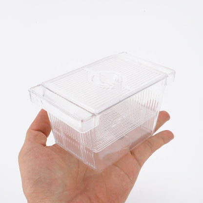 UXCELL Aquarium Fish Breeder Tanks Fish Breeder Box Hatching Incubator Tank Transparent Isolation Box Hatchery Accessory