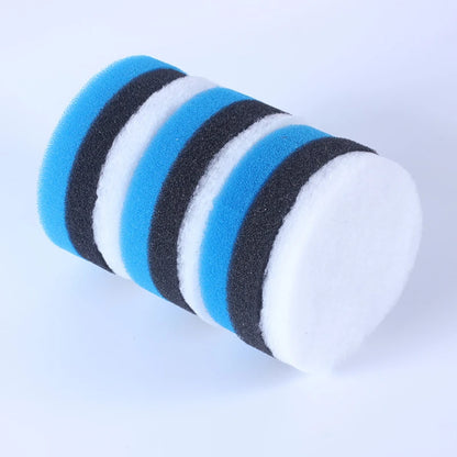 Biochemical Aquarium Cotton Sponge For Filter Bucket 602/603 Fish Tank Filtration Foam Blue Spongs Aquarium Accessories 3Pcs