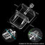 6Pcs Aquarium Fish Tank Anti-Jump Net Clamp Holder Plastic Transparent Fixed Clip Aquarium Cover Clips Aquarium Accessories