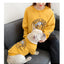 Dog Costume  Pet Clothes Crew Neck Korean Version Spring and Autumn Parent-child Wear Pure Cotton Four Colors Seven Sizes