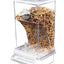 Bird Feeders Parakeet Feeders For Bird Cage Automatic Parrot Feeder Drinker Clear Acrylic Splash-Proof Bird Feeder