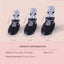 Cute Bear Cotton Dog Shoes Rubber Sole Non-slip Waterproof Cats & Dogs Socks for Chihuahua Puppy Small Medium Pets Snow Boots
