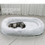 Cross-border explosion human kennel plush human dogbed winter warm sponge dog pad giant dog bed