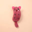 Cartoon cat and dog shaped toys, bite-resistant puppy plush dolls, cat self-entertainment teeth grinding and cleaning interactiv