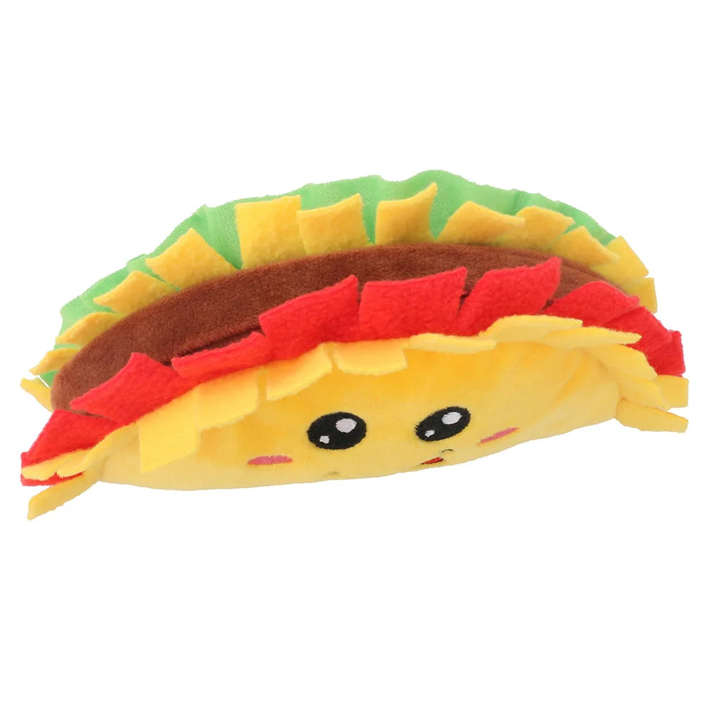 Dog Plush Toy Suitable For Large Medium And Small Dogs Durable Squeaky Plush Food Series Filled With Dog Toys Fleece Squeak Toys