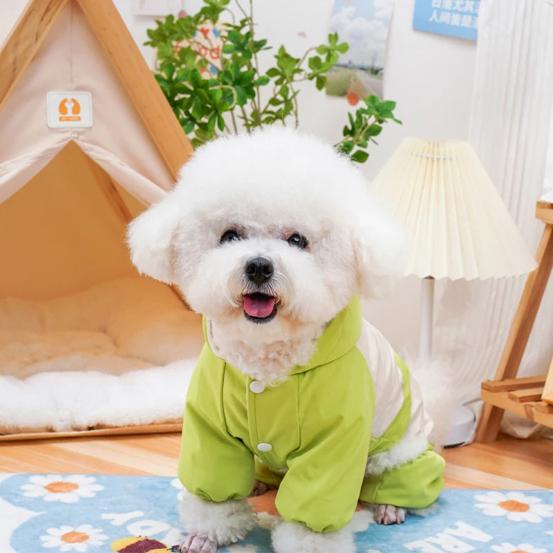 Dog Waterproof Jacket Luxury Dog Clothes Autumn Winter Pet Coat Cat Costume Dog Clothing Chihauhua French Bulldog Warm Clothes
