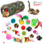 Cat Toys Mouse Shape Balls Foldable Cat Kitten Play Tunnel Chat Funny Cat Tent Mouse Supplies Simulation Fish Cat Accessories