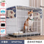Dog Cage Large Dog Small to Medium Dog Golden Retriever Labrador Corgi Side Ranch with Toilet Separation Indoor Household Nest