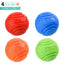 Dog Toy Rubber Ball Bite-resistant Ball Toy for Dogs Puppy Teddy Pitbull Red Color Solid Ball S-XL Pet Supplies