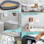 DownyPaws 4000mAh Smart Cat Odor Purifier For Cat Litter Box Deodorizer Pet Toilet Air Purifier Dog Cat Litter Deodorant