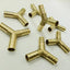 8MM Copper Air Splitter Valve Aquarium Fish Tank Air Pump Flow Splitter Distributor Pump Valve Tap LeverControl Switch Valve