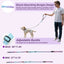 UXCELL Fashion Hands Free Dog Leash No Pull Bungee Dog Leash With Car Seatbelt for Dog Outdoor Walking Dog Leads
