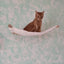 Cat Nest Wall Mounted Cat Climbing Shelf Cat Hammock Double Platform for Cats Climbing & Playing Detachable For Cleaning Thicken