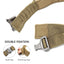 Durable Tactical Dog Collar Military Bungee Leash Set Nylon Walking Training Pet Collar for Medium Large Dogs German Shepard