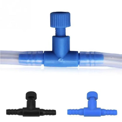 10pcs/20Pcs 2 ways Aquarium Air Pump Connector Control Valve Air Pipe Tube For Aquarium Air Control Valve Fishing Accessories