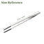 UXCELL 27cm Aquarium Feeding Tweezers Stainless Steel Aqaurium Clip Tools Reptile Feeding Tongs Pet Forceps Rubber Non-slip