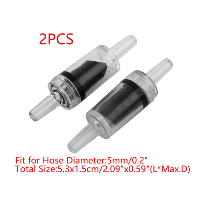 UXCELL Aquarium Air Pump Non-Return Check Valve CO2 Fish Tank One Way Oxygen Pump Hose Tracheal Check Valve Pipe Accessories
