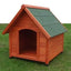 Outdoor solid wood preservative wood kennel with doors and windows kennel cat house pet house cat kennel carbonize