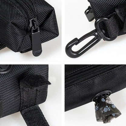Pet Dog Poop Bag Dispenser Dog Waste Poop Bag Holder Leash Attachment Adjustable Travel Garbage Bag Dispenser Pet Cleaning Tools