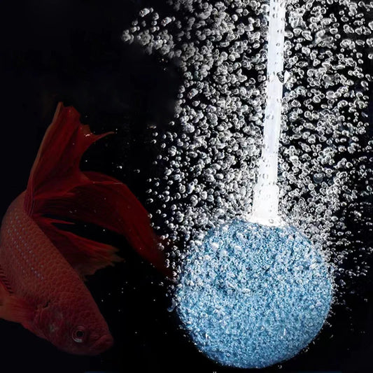 Dia80mm Fish Tank Aquarium Air Stone Oxygen Aerator Increasing Air Bubble Pond Pump Hydroponic Oxygen Supplies Great Accessories