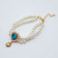 2 Rows Luxury Dog Cat Pearl Necklace Collar for Small Dogs Cats Yorkie Wedding Birthday Costume Crystal Jewelry Pet Accessories