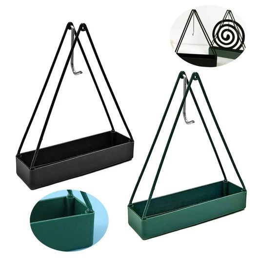 Iron Mosquito Coil Holder Triangle Mosquito Repellent Courtyard Stove Family Holder Repellent Incense Stand Incense Mosquit K4N8