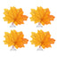 UXCELL 2/4 Pcs Aquarium Artificial Plastic Plants Betta Fish Leaf Pad with Suction Cup Betta Bed Leaf Hammock Resting Hide Decor