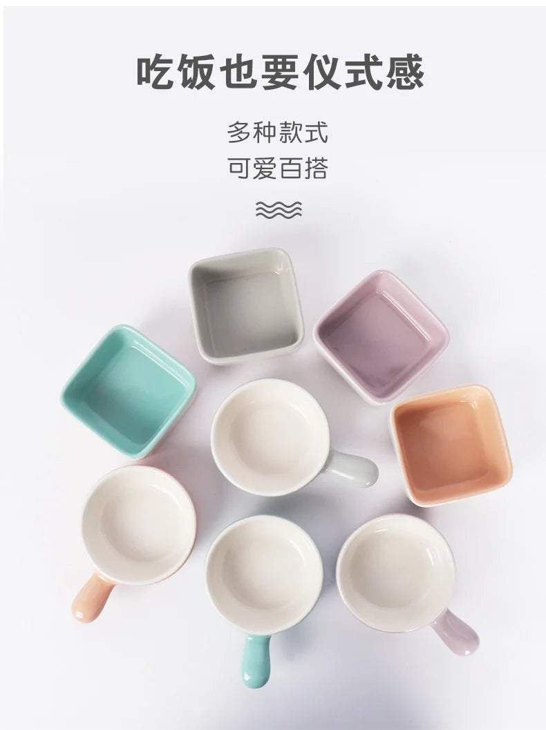 Hamster bowl ceramic chipmunk eating bowl honey squirrel grain bowl hedgehog food bowl food box food bowl feeder