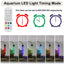 UXCELL 20CM Aquarium LED Light 8W Fish Tank Light 7 Color Timer Function 1 Set  for Fish Tank Fish and Aquatic Pet