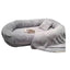 Plush Pet Bed with Pillow Quilt Winter Warm Large Foam Pad Pet Sleeping Pad Sofa Bed Removable and Washable Pet Kennel