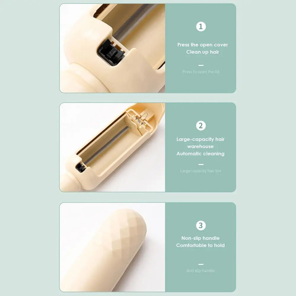 Cat Rollers for Pet Hair Cat Hair Roller with Non-slip Handle Pet Hair Removal Tool Portable Lint Rollers for Couch Car Seat