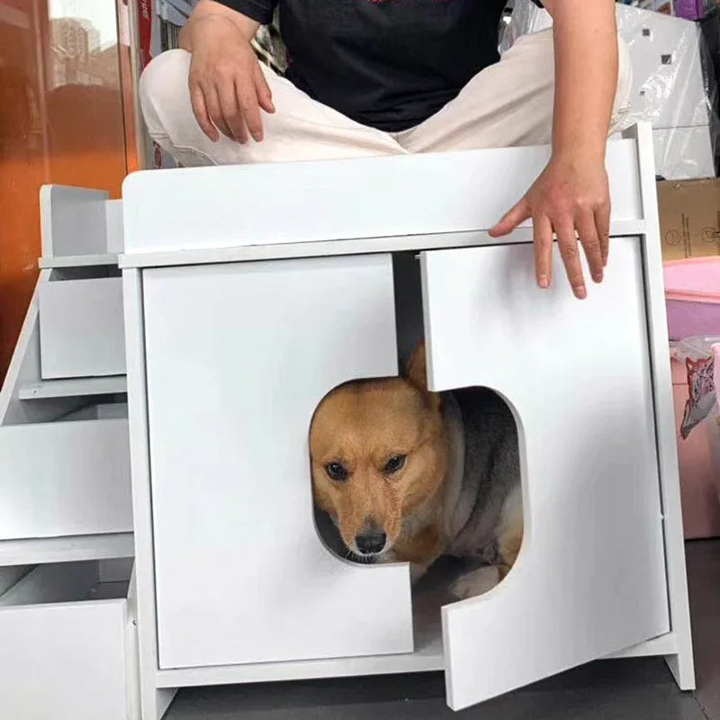 Kennel Four Seasons Universal Wooden Dog House  Dog Villa Internet celebrity Pet House Cat Dog Universal Wooden House
