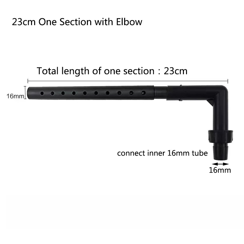 New Aquarium Fish Tank Filter Rain Spray Bar Unit Outflow Pipe Aquarium Accessories Water Fall Filter Connecting Parts Pipes
