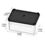 Lizard Tank Transparent Snake Tank Lizard Terrarium Small Reptile Habitat Breeding Box Amphibians Enclosure Sliding Cover Keeper